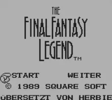 Image n° 4 - screenshots  : Final Fantasy Legend, The